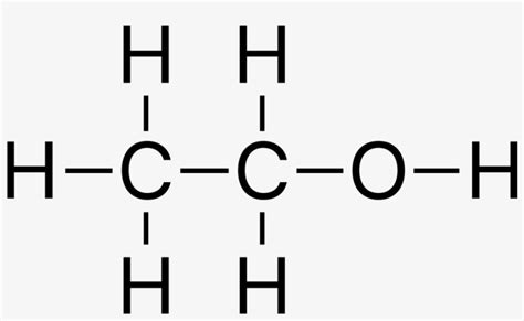 alcol etilico formula di struttura