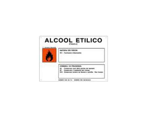 alcool etilico scheda di sicurezza