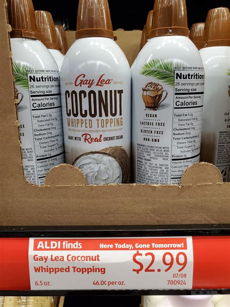 Aldi Fans Are So Excited For This Returning Coconut Whipped Cream