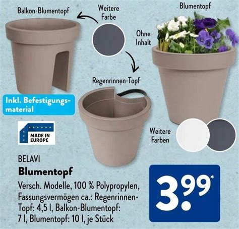 GARDENLINE® Romantischer Blumentopf von Aldi Süd ansehen!