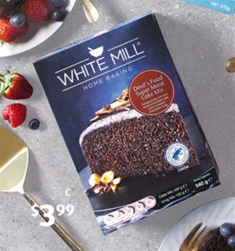 Aldi Cake Mix White Mill