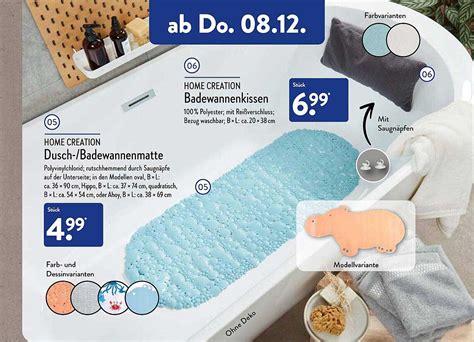 tukan Dusch oder Badewannenmatte von Aldi Süd ansehen!