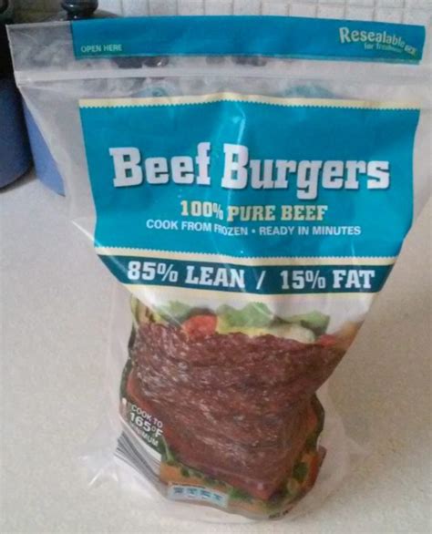 Aldi Hamburger Patties Frozen