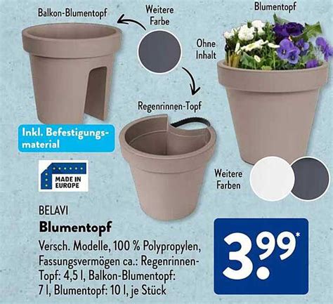 Aldi Nord Blumentopf