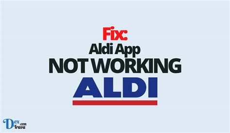 Aldi Online Not Working