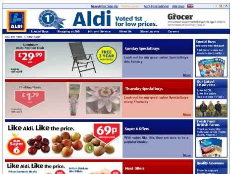 aldi uk official site online