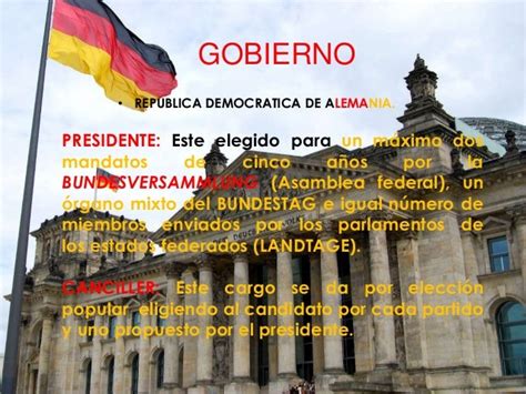 alemania forma de gobierno