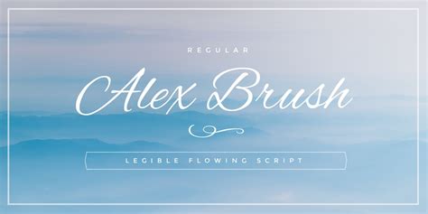 Perfect Pairings: Elevate Your Design with Stunning Alex Brush Font Combinations.