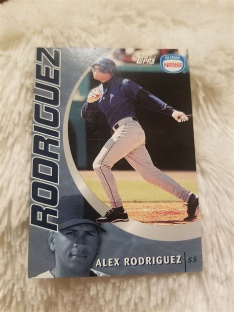 alex rodriguez topps card value