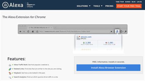 Alexa Toolbar Alternative
