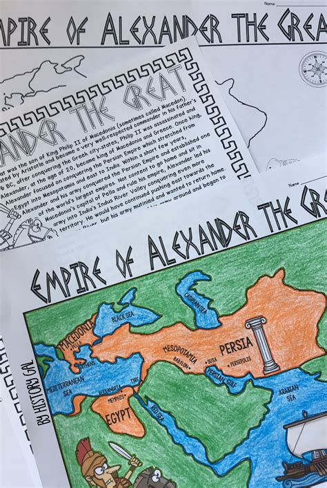 alexander the great empire map worksheet answers
