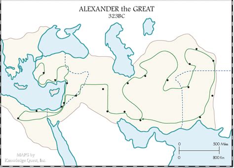Alexander The Great Map Questions Answer Key