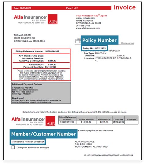 alfa insurance pay bill by money order