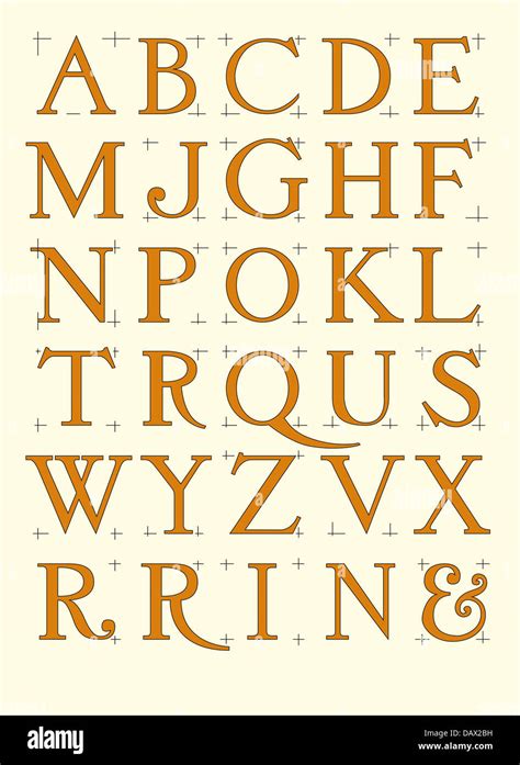 alfabet roman