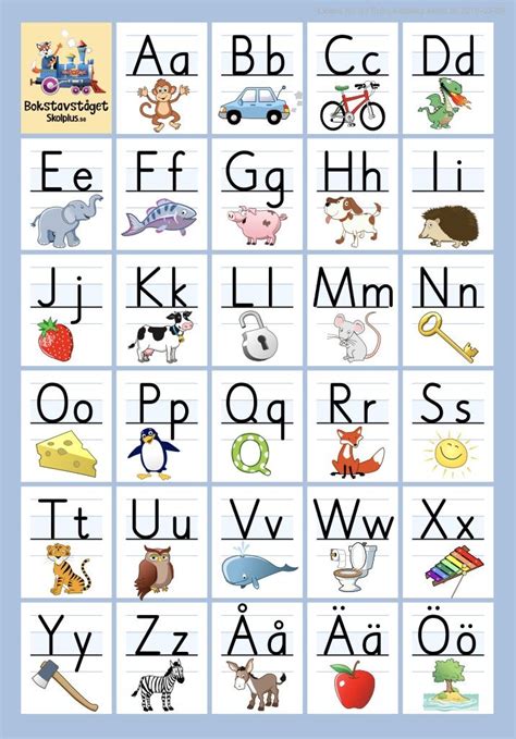 alfabetet skriva ut gratis