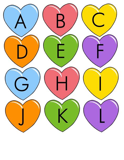alfabeto para imprimir colorido