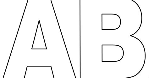 alfabeto para imprimir grande individual