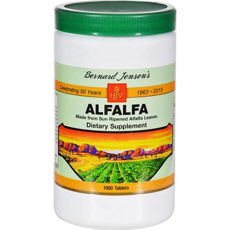 Alfalfa Tablets For Allergies