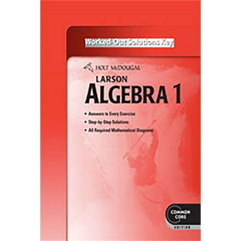 Algebra 1 Common Core Standards Math Chapter SLP Answers key