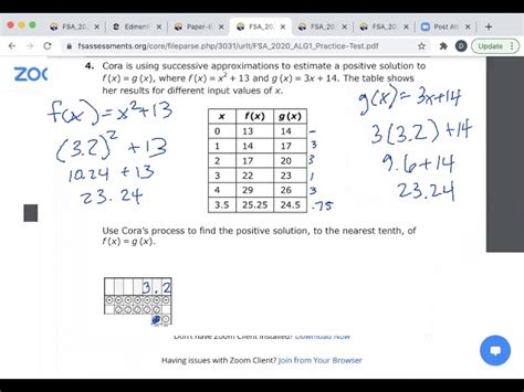 algebra 1 eoc review quizizz