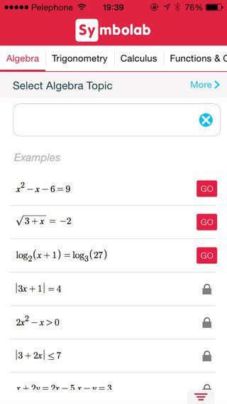 algebra calculator symbolab step by step