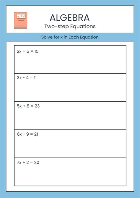 Algebra Worksheet Practice