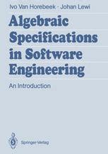 algebraic specification in software engineering pdf