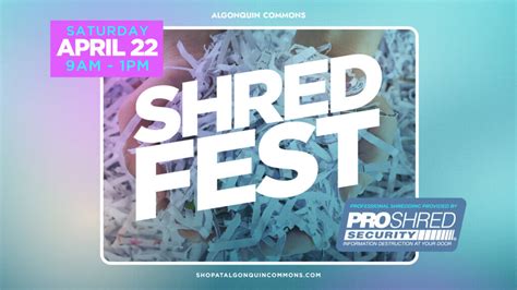 Algonquin Commons Shredding Event