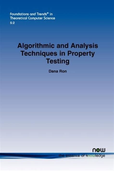 algorithmic and analysis techniques in property testing