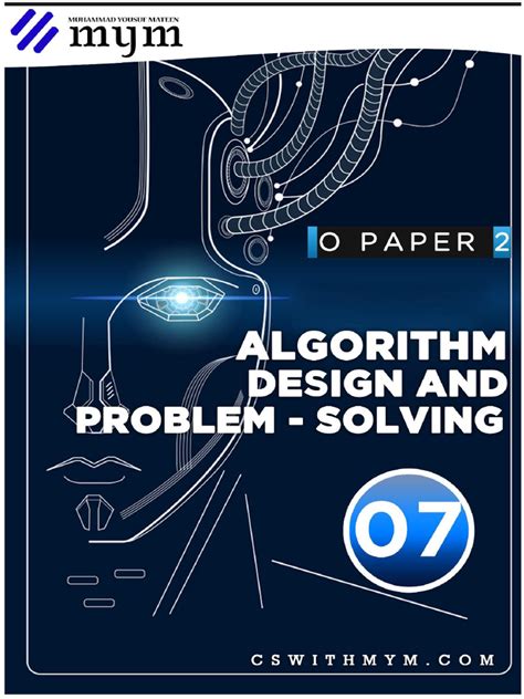 algorithms and problem solving pdf