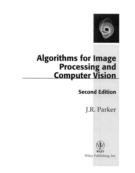 algorithms for image processing and computer vision