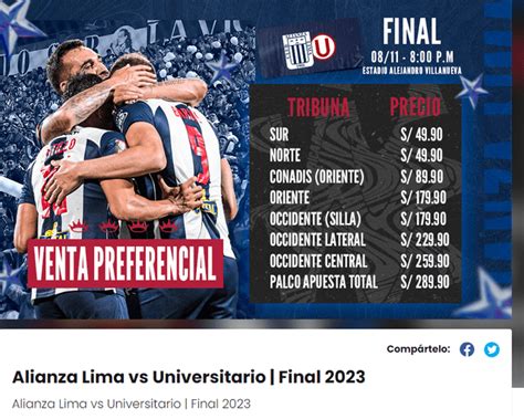 alianza vs universitario entradas