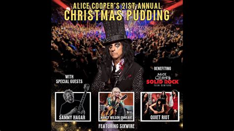 ALICE COOPER's 19th Annual Christmas Pudding Concert Fundraiser To