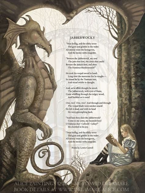 alice in wonderland jabberwocky poem