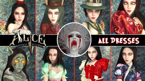 alice madness returns all outfits