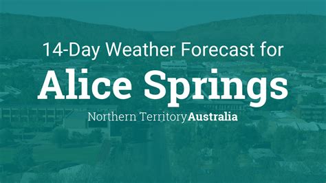 alice springs weather forecast 14 days