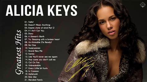alicia keys songs youtube playlist