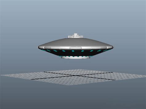 Alien Spaceship Model Free