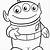 aliens from toy story coloring pages
