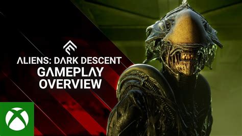aliens dark descent gameplay trailer official