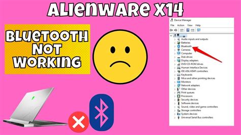 alienware laptop bluetooth not working