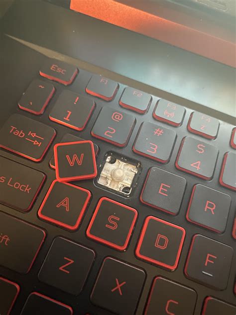 alienware laptop keyboard keys falling off