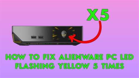 Alienware Pc Yellow Light