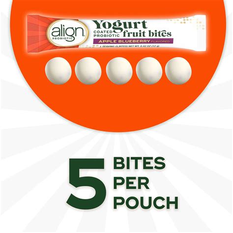 align probiotic fruit bites