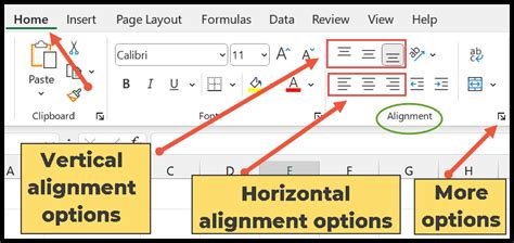 Alignment Types In Excel