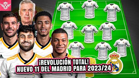 alineación real madrid 2023