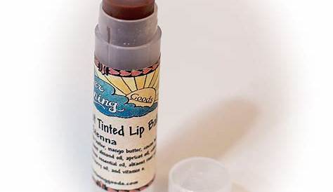 Alkanet Root Powder Lip Balm Organic Tinted Sheer Natural