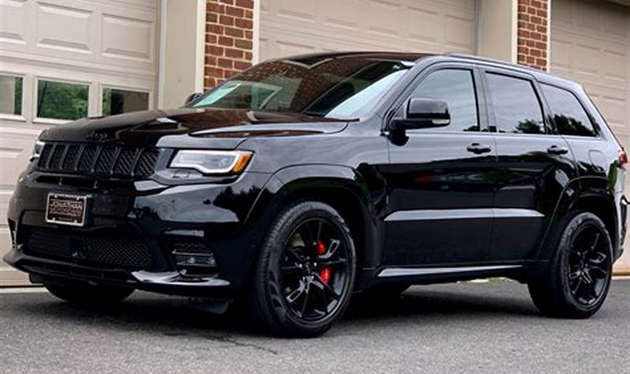 all black jeep grand cherokee for sale