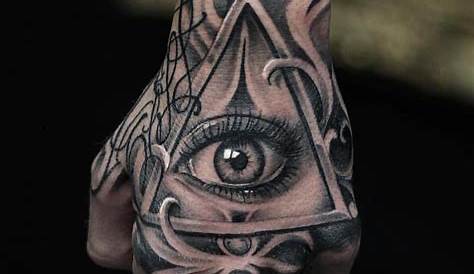 All Seeing Eye Palm tattoos, Hand palm tattoos, Eyeball