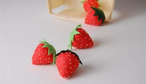 All The Valentine's Day Crafts Sewing Strawberries Easy Heart Projects For Beginners
